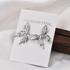 304 Stainless Steel Stud Earrings for Women EJEW-K306-21P-2