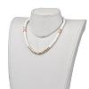 Handmade Polymer Clay Heishi Beads Beaded Necklaces NJEW-JN02901-01-3