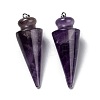 Natural Amethyst Pendants G-K311-47G-1