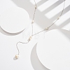 925 Sterling Silver & Rice Natural Freshwater Pearl Pendant Y Necklaces for Women SE-CBA9BBC-16P-3