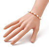 Natural Cultured Freshwater Pearl Beads Slider Bracelets BJEW-JB13345-02-5