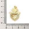 Mother's Day Brass Micro Pave Clear Cubic Zirconia Pendants FIND-Z041-20I-3