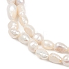 Natural Cultured Freshwater Pearl Beads Strands PEAR-P064-20H-01A-4