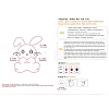 DIY Cartoon Animal Embroidery Sets DIY-G037-01C-6