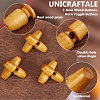 Unicraftale 50Pcs 1-Hole Wood Buttons BUTT-UN0001-27B-5