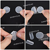 100Pcs Transparent Acrylic Pendants OACR-SC0002-99A-6