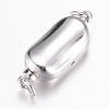 Tarnish Resistant 304 Stainless Steel Box Clasps LS-STAS-G071-49P-1