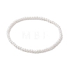 Rond Shell Pearl Beaded Stretch Bracelets for Women BJEW-JB11038-1