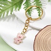 Bear Alloy Enamel Pendants Keychain KEYC-JKC00573-02-2