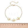3Pcs 3 Styles Summer Beach 304 Stainless Steel Turtle Link Anklets for Women AJEW-AN00768-4