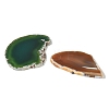 Natural Druzy Agate Slice Cabochons G-F826-E-2