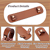 4 Sets 4 Colors PU Leather Shoulder Strap Pads PURS-BBC0001-10-6