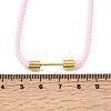 3MM Round Nylon Milan Cord Necklaces Making NJEW-H091-01G-29-2