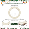Fingerinspire 8Pcs Wreath Frames for Crafts WOOD-FG0001-35-2