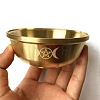 Brass Triple Moon Pattern Altar Mini Bowl PW-WGC207C-01-1