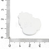 Light Sky Blue Opaque Panda Resin Cabochons CRES-P037-02E-3