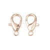 Zinc Alloy Lobster Claw Clasps X-E102-RG-4