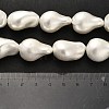 Electroplate Porcelain Beads Strands BSHE-C009-04A-5