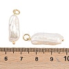 Baroque Natural Keshi Pearl Pendants PALLOY-JF04389-02-3