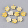 Frosted Transparent Acrylic Beads FACR-T009-01F-2