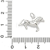 Brass Micro Pave Cubic Zirconia Pendants KK-C156-12P-3