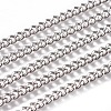 Handmade 304 Stainless Steel Curb Chains STAS-F229-06A-P-1