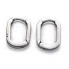 Tarnish Resistant 304 Stainless Steel Huggie Hoop Earrings STAS-J033-11A-P-2