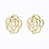 Alloy Stud Earring Findings PALLOY-T064-73LG-RS-1