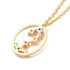 Colorful Cubic Zirconia Constellation Pendant Necklace LS-NJEW-H166-01K-3