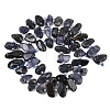 Natural Iolite Beads Strands G-L657-E04-01-3