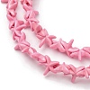 Synthetic Turquoise Dyed Beads Strands G-B184-C03-01-3