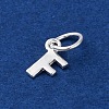 925 Sterling Silver Letter Charms LS-STER-C012-01S-F-2