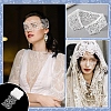Polyester Lace Trim OCOR-WH0111-142B-5