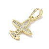 Brass with Crystal Rhinestone Pendants RB-CBA6830-08G-2