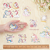 13Pcs 13 Style Horse Iron on Patches Heat Transfer Stickers DIY-CN0001-70-3