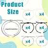 24Pcs Polyester Cord Bracelets Making AJEW-FS00007-4