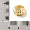 Rack Plating Brass & Cubic Zirconia Pendants KK-Z047-07G-C-RS-3