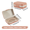 3Pcs 3 Colors Portable Travel Plastic Soap Boxes AJEW-GA0005-73-2