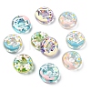 5Pcs 5 Styles Opaque Acrylic Beads MACR-YW0004-50-1
