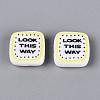 Printed Opaque Resin Beads RESI-N043-10C-1