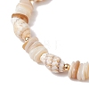 Shell Beaded Stretch Bracelets for Women BJEW-TA00588-3