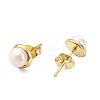 Natural Cultured Freshwater Pearl Stud Earring EJEW-JE07127-3