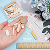 64Pcs 16 Styles Brass Pendants KK-WA0001-01-3