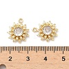 Brass Micro Pave Cubic Zirconia Pendants KK-L260-04G-3