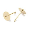 Brass Studs Earrings Finding KK-K383-02E-G-2