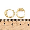 Brass Hoop Earrings EJEW-D348-14G-3