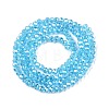 Electroplate Glass Beads Strands EGLA-A044-T2mm-A08-3