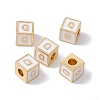 Rack Plating Brass Enamel Beads KK-B060-04G-04Q-3