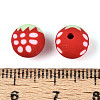 Fruits Theme Handmade Polymer Clay Beads CLAY-T022-04F-3