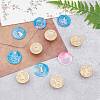 CRASPIRE DIY Wax Seal Stamp Kits DIY-CP0002-76C-4